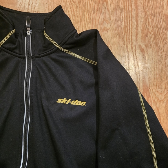 Ski-Doo Black Jacket with Yellow Accents - Picture 2 of 3